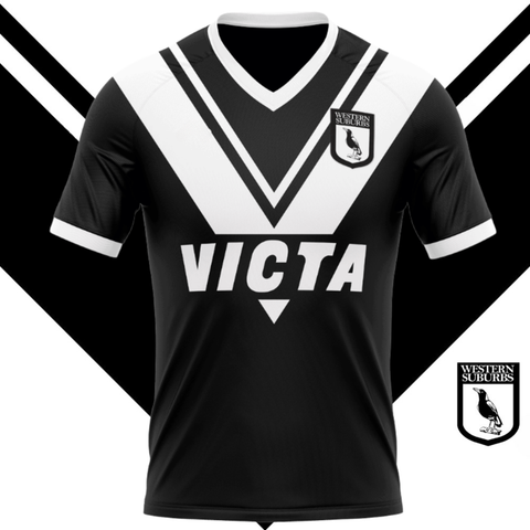 1978 Wests Magpies Victa Jersey