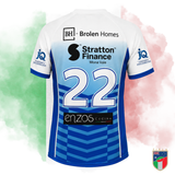 Italian Rugby League Australia Player Jersey - 2024 (White Collar)